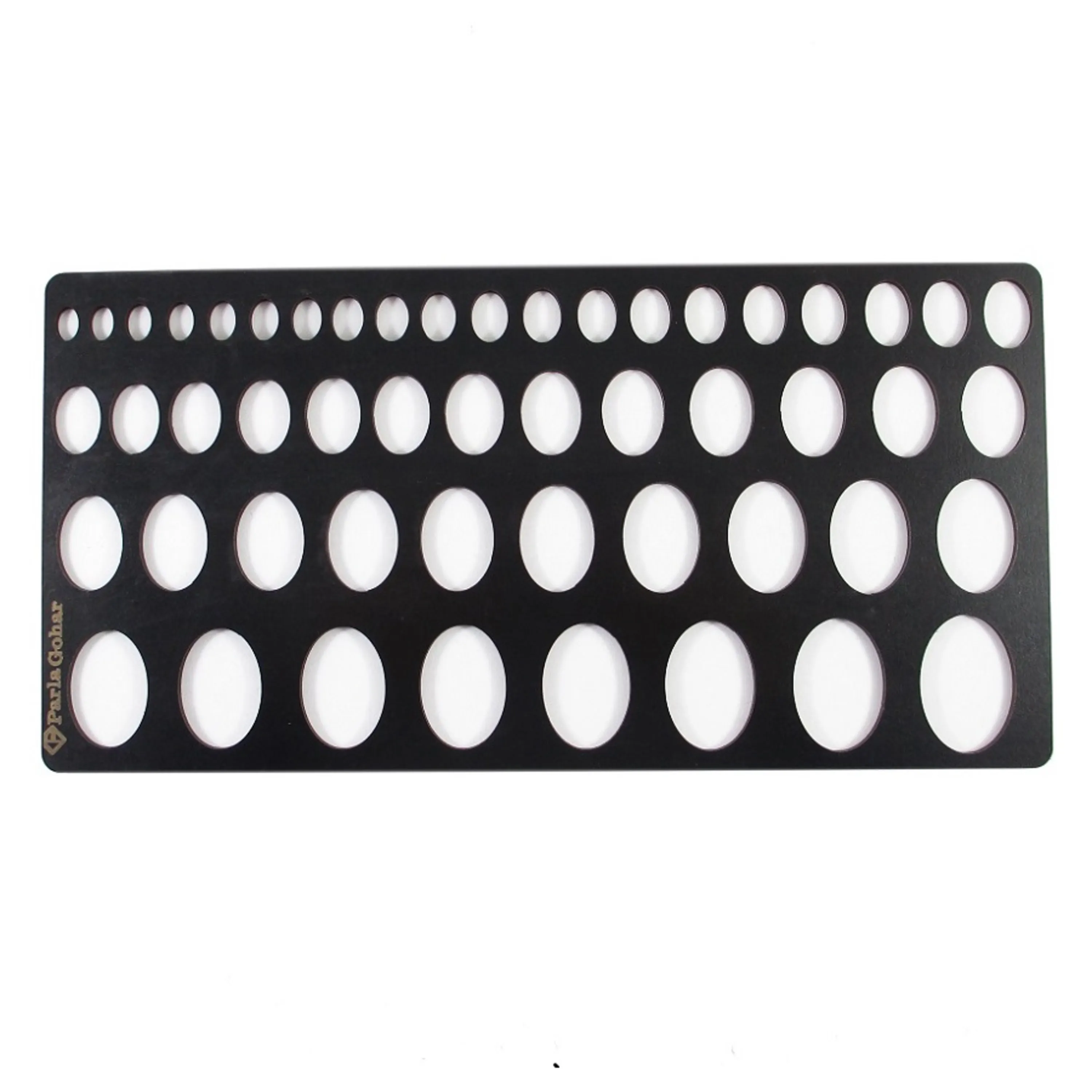 شابلون گوهر تراشی مدل بیضی کد 2242